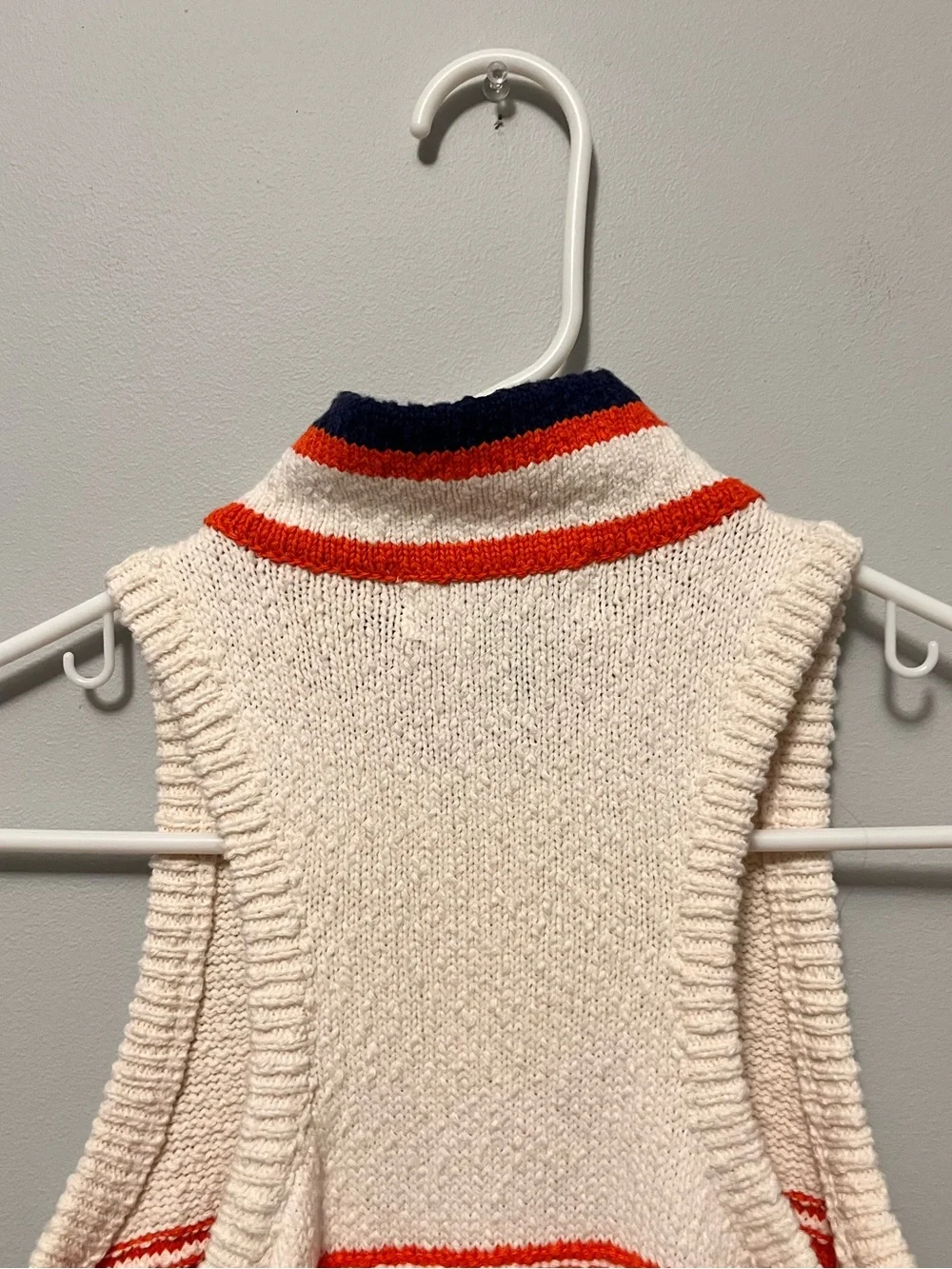 Anthropologie Vintage-Inspired Cream Knit Fit & Flare Mini Dress - Picture 15 of 16